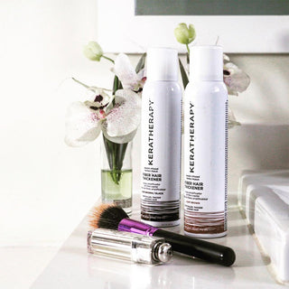 Fiber Hair Thickener | Dark Brown / Black Fiber Thickener Keratherapy