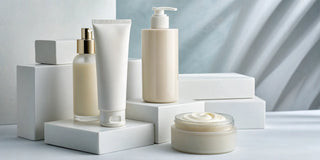 Hydrating conditioner bottles and a cream jar for dry or brittle hair.