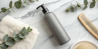 Anti-frizz moisture shampoo for hydrating dry and damaged hair.