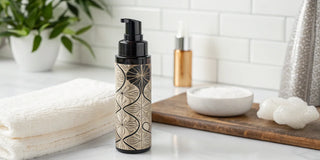 A bottle of volumizing styling foam used to create lift and body in hair.