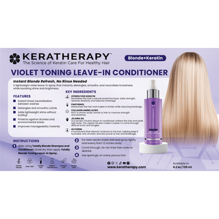 Spray revitalisant tonifiant sans rinçage Totally Blonde Violet